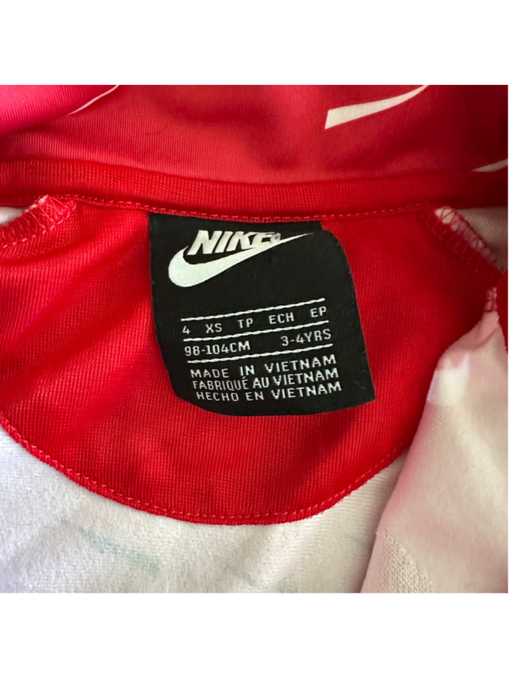 Nike Toddler Track Jacket Bundle 4T Red Blue Full Zip Athletic Set - Picture 2 of 12